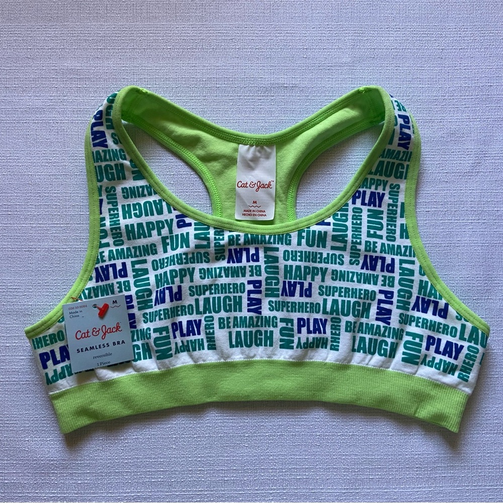 Cat & Jack Reversible Girls Bra-M